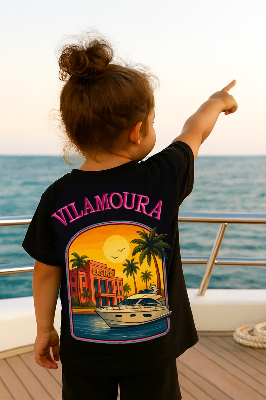 Vilamoura T-Shirt — Noir — vue 3