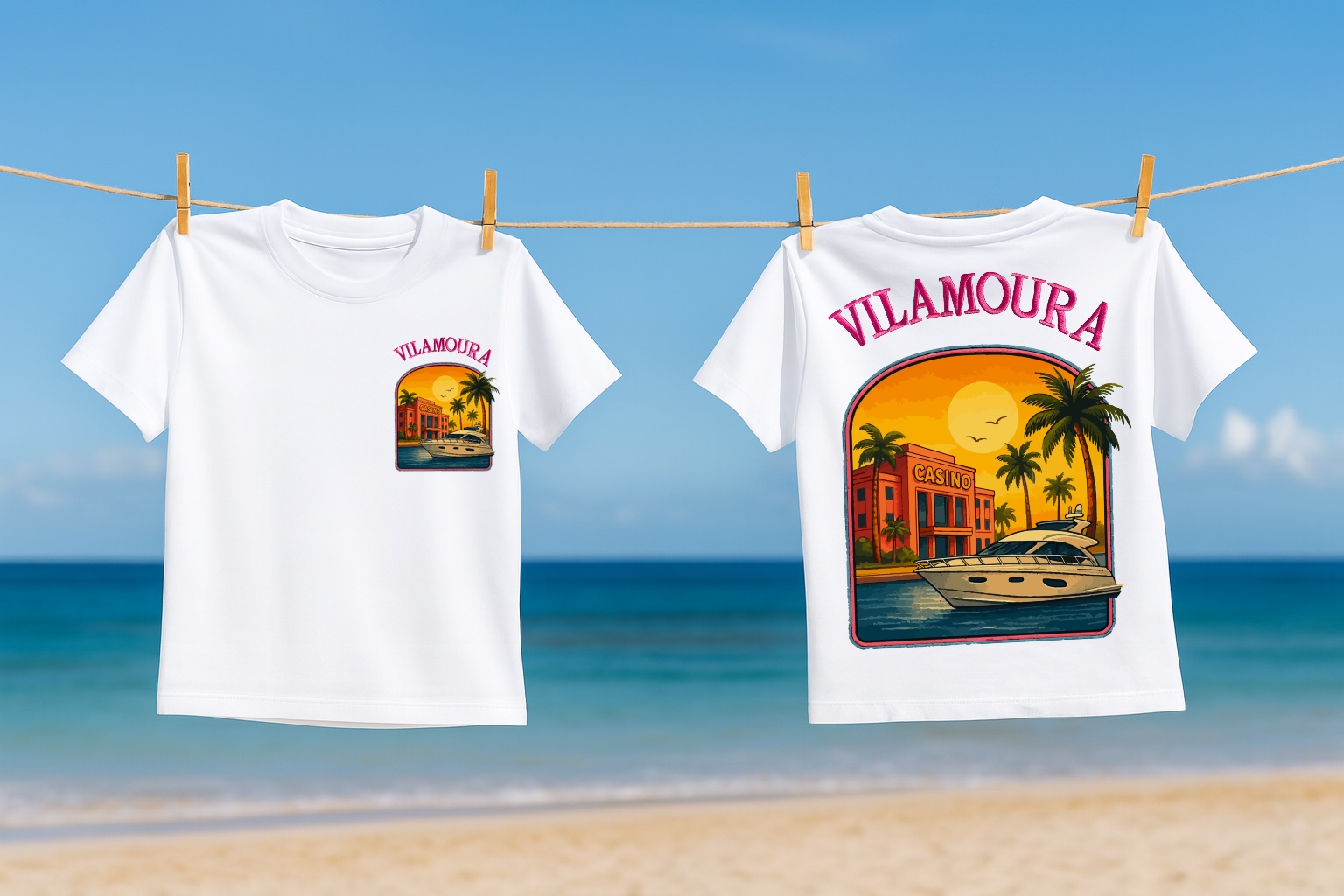 Vilamoura T-Shirt — Blanc — photographie produit